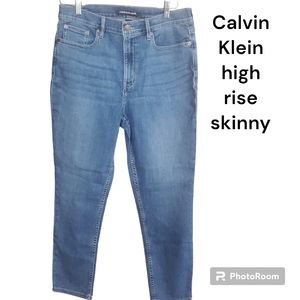 Calvin Klein high rise skinny jeans